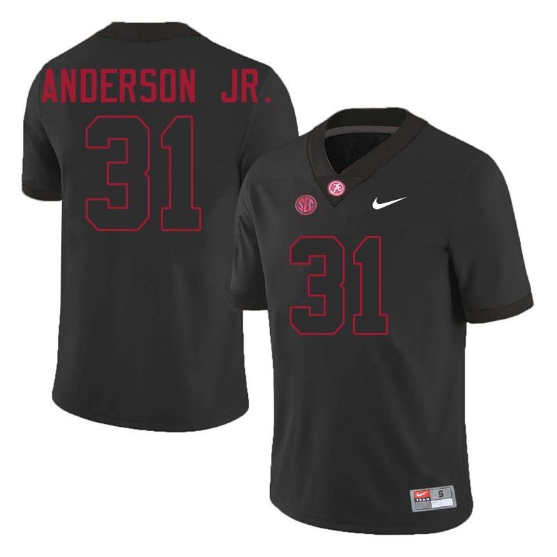 Will Anderson Jr. Alabama Jersey,University Of Alabama Crimson Tide Football Jersey,Uniforms-Black